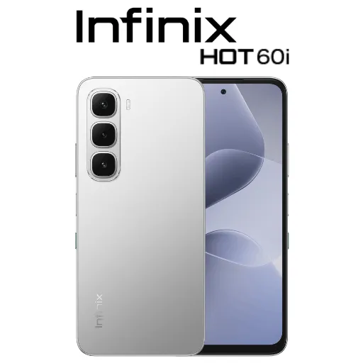 Smartfon Infinix HOT 60i 4/128 GB, Titanium Silver