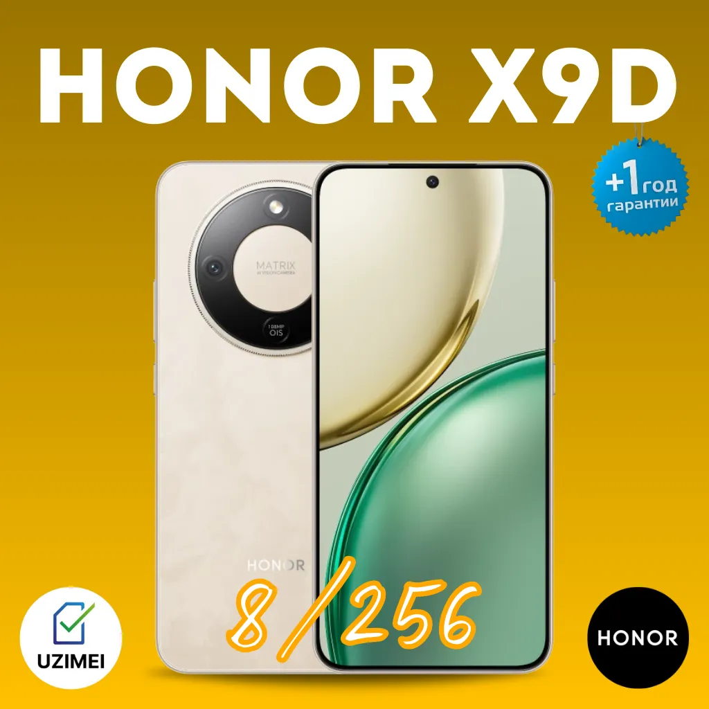 Smartfon Honor X9D 8/256 GB, zolotistiy
