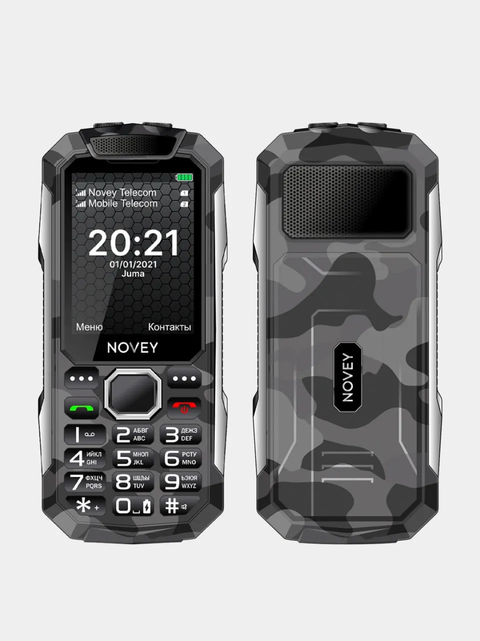 Knopochniy telefon Novey T250, Kulrang