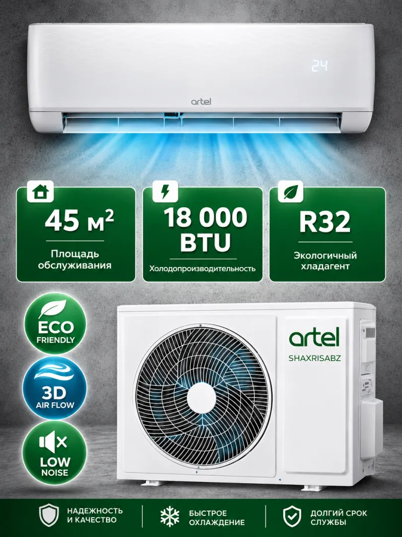 Konditsioner Artel ARTSIZ1AW18BE, oq