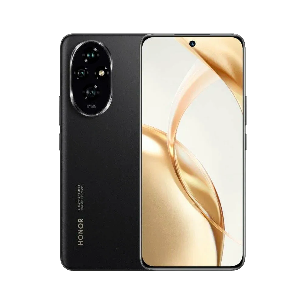 Smartfon Honor 200 8/256 GB, qora