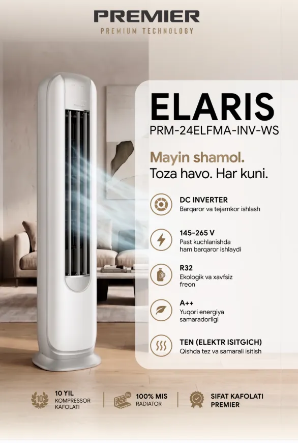 Konditsioner Premier PRM-24ELFMA-INV/WS, oq