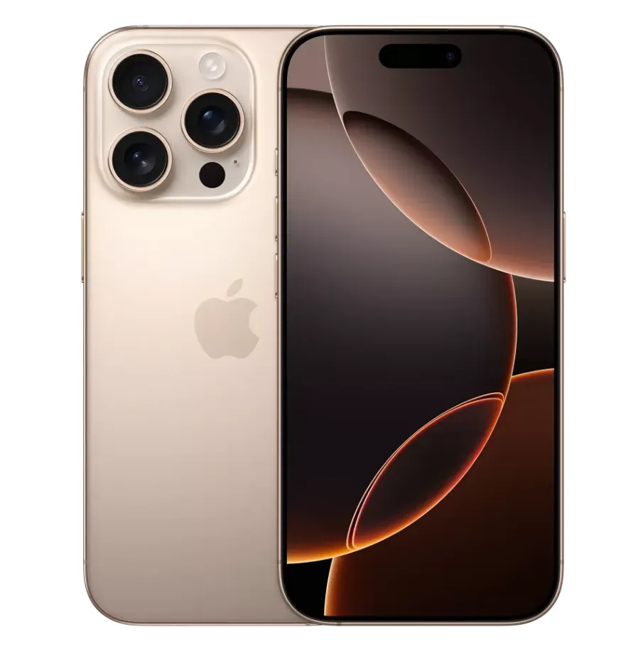 Smartfon Apple iPhone 16 Pro 128 GB (nanoSim/eSim), Desert Titanium