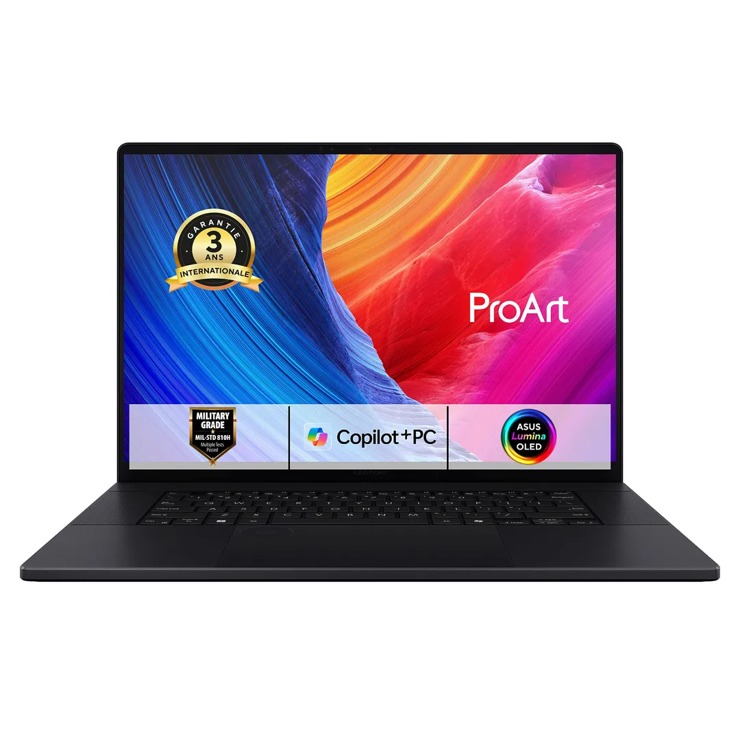 Noutbuk Asus ProArt P16 H7606WP / AI 9 HX 370 / 32 GB / SSD 1 TB / RTX 5070 / 16", qora