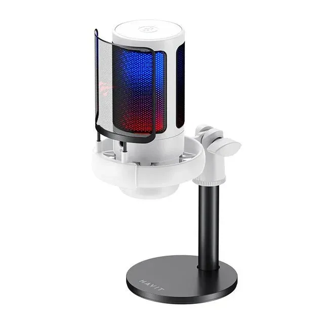 Igrovoy mikrofon HAVIT GK50 mikrofoni, white