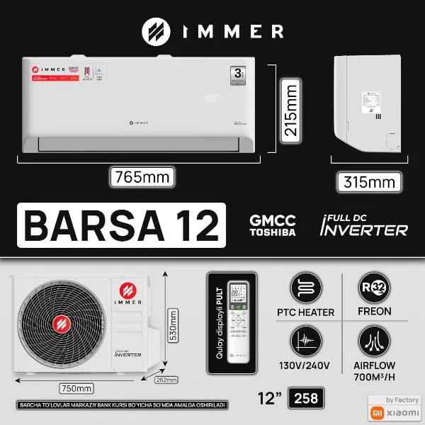 Konditsioner Immer BARSA 12, oq
