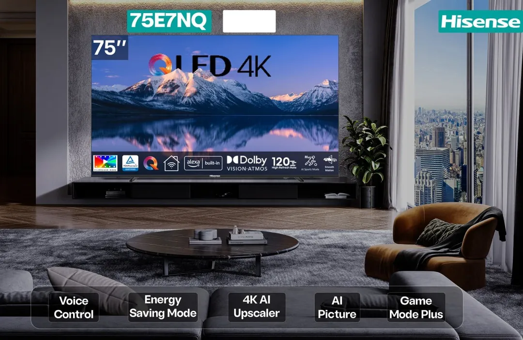 Televizor Hisense 75E7NQ 75", qora