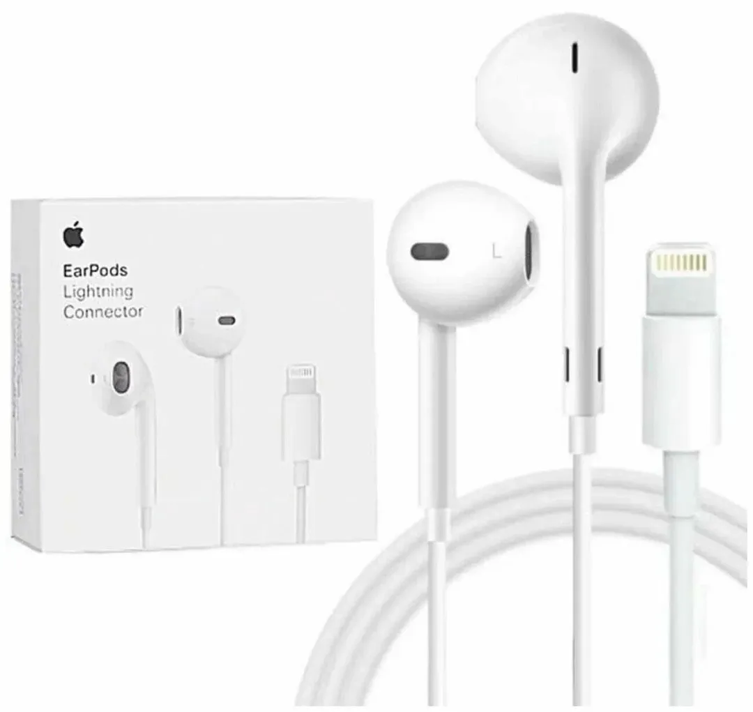 Quloqchinlar Apple EarPods Lightning, oq
