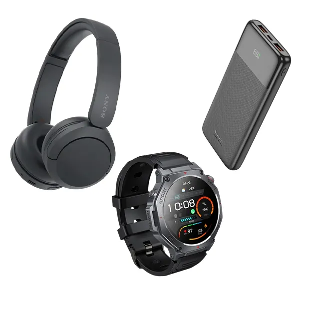 Mujskoy podarochniy nabor Sony WH-CH520, Hoco J121 Fast, Hoco Y37